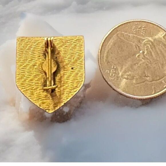 1960 SQUAW VALLEY Winter OLYMPIC Games Native Skiers Logo Pin - Picture 2 of 2